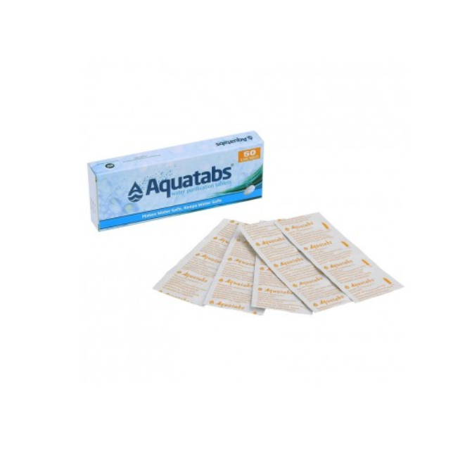 Aquatabs waterzuiveringstabletten 8,5mg (50 stuks)