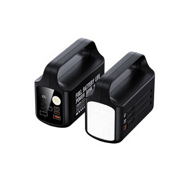 Powerbank - 50.000 mAh – Snellader 22.5W – 4 Ingangen – Noodpakket – LED Display – Zaklamp