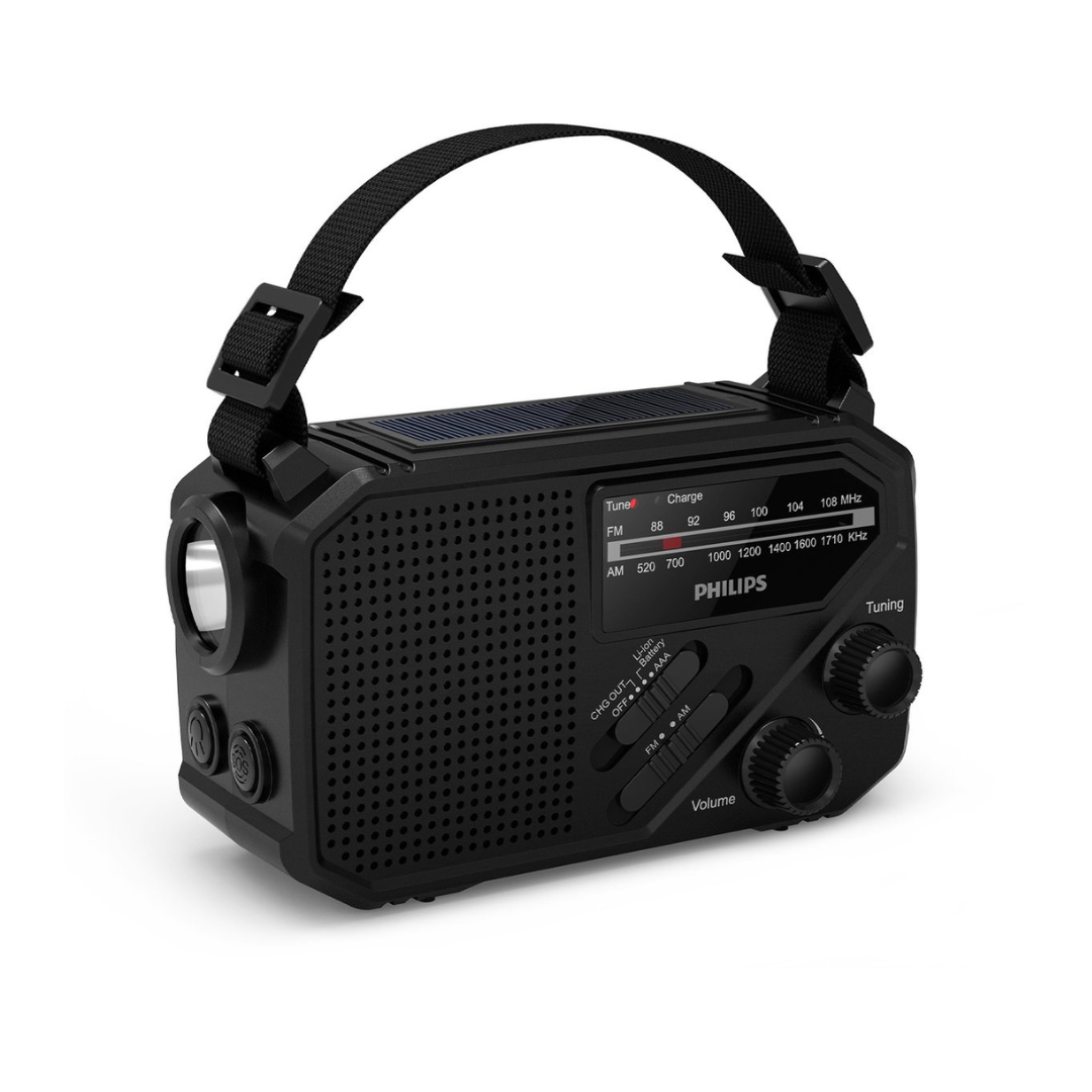 PHILIPS TAR1609 Noodradio FM/AM Incl Solar