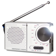 Compact Noodradio op Batterijen 72 uur